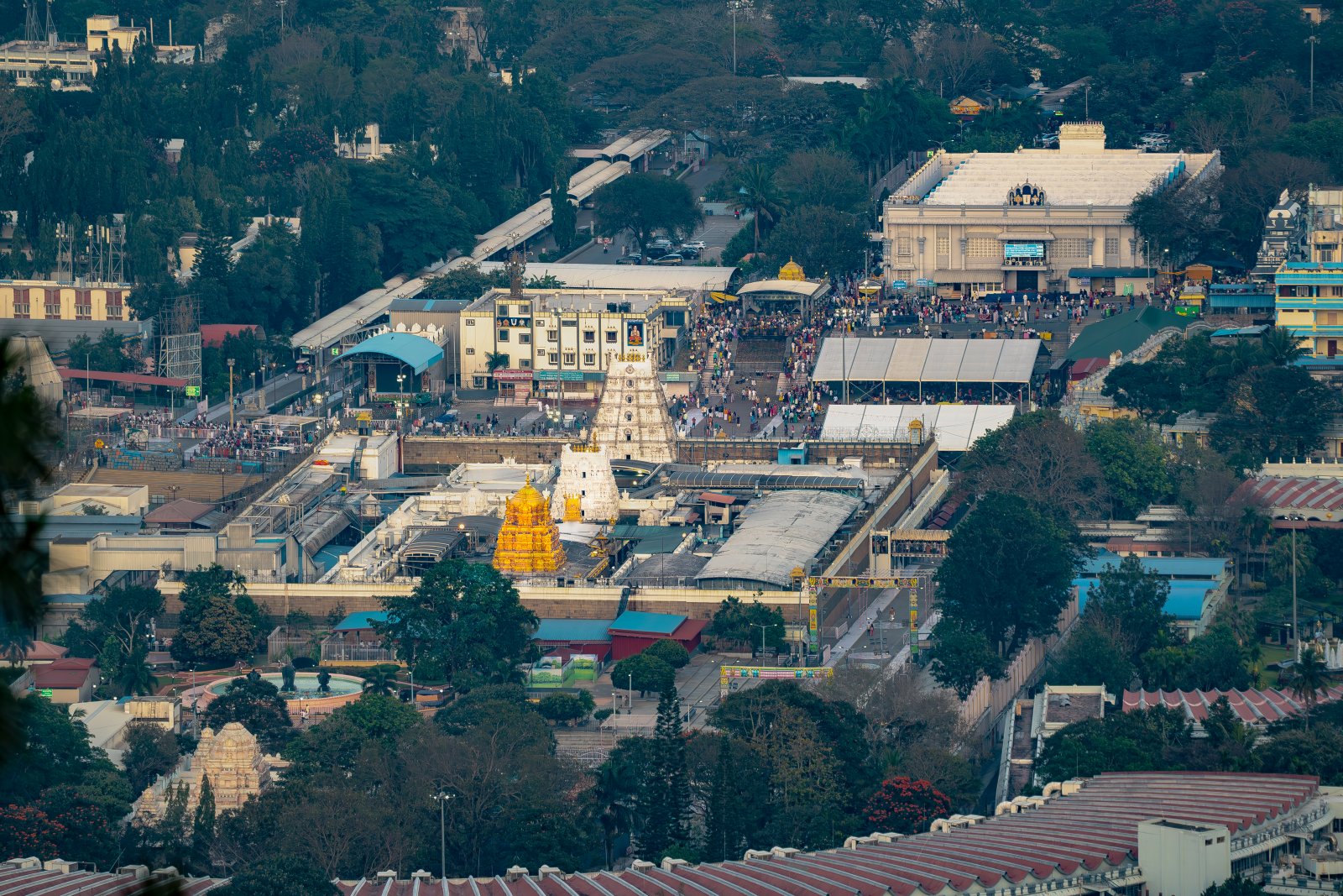 Tirumala Venkateswara Temple in Tirupati (Tirumala Balaji), Andhra Pradesh