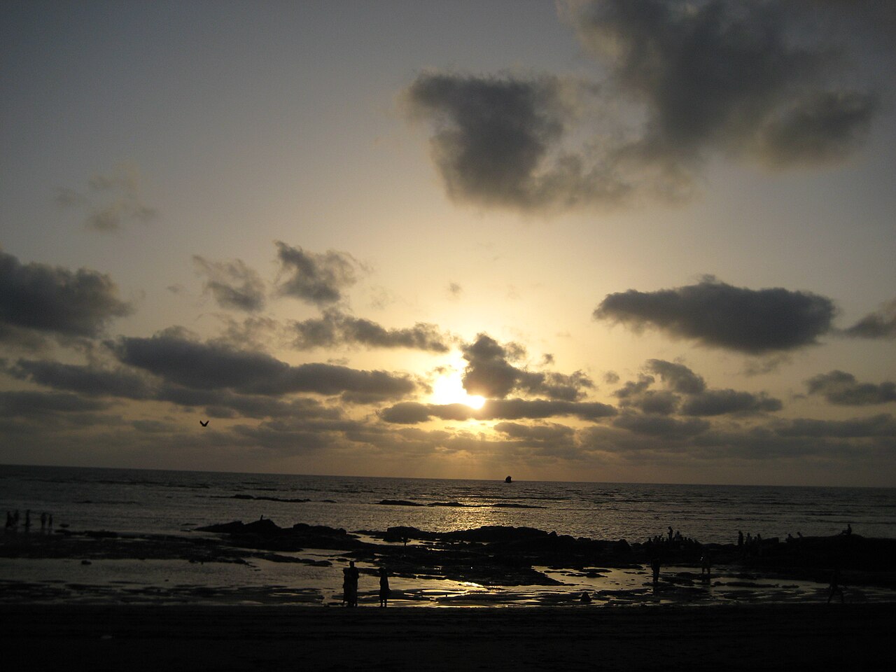 Scenic view of Devka Beach, Daman & Diu