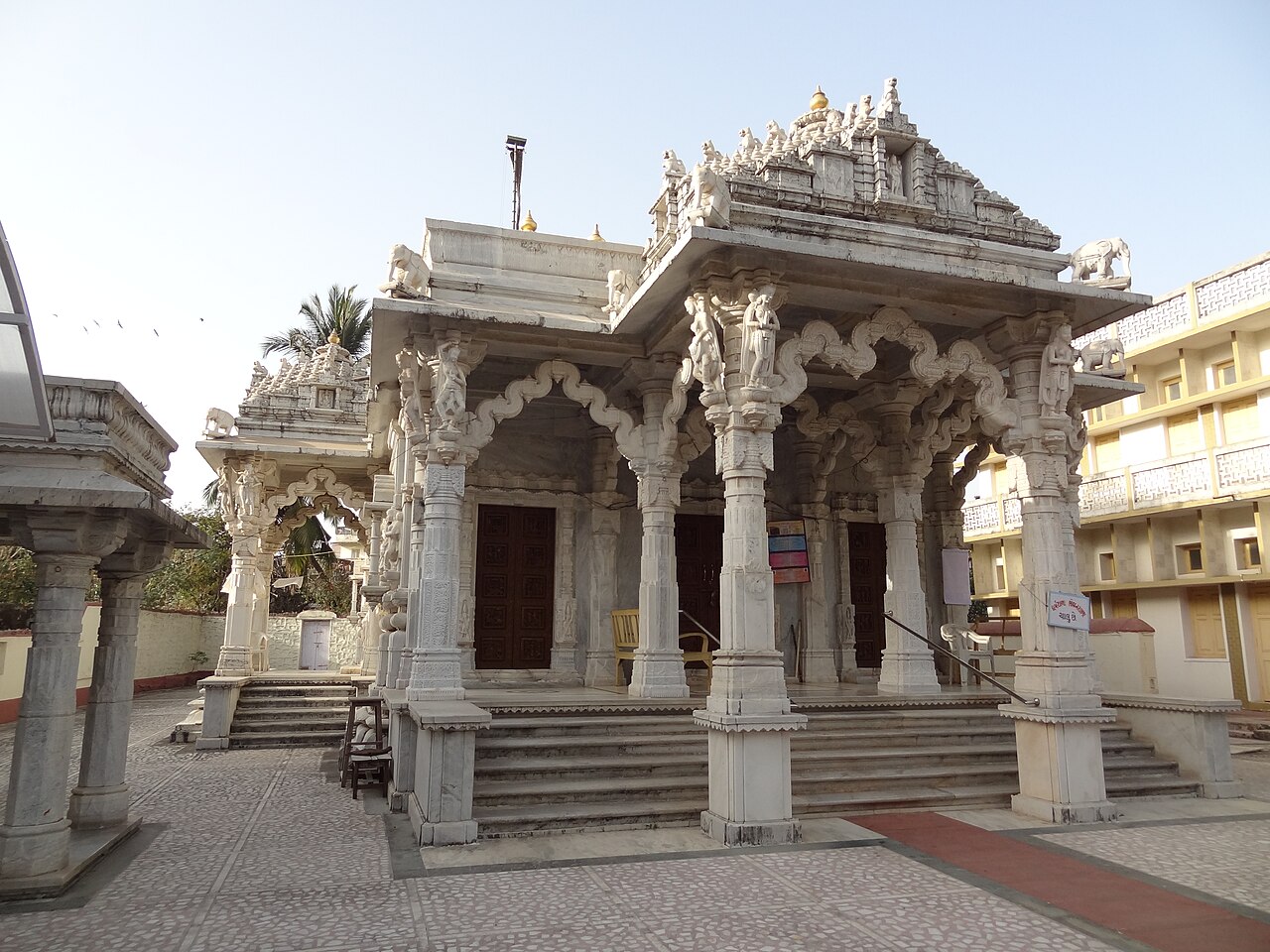Main Sanctum in Jain Temple Daman, Daman & Diu