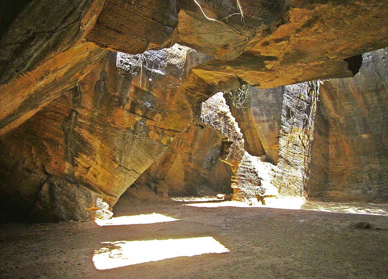 Light Shaft Gallery in Naida Caves