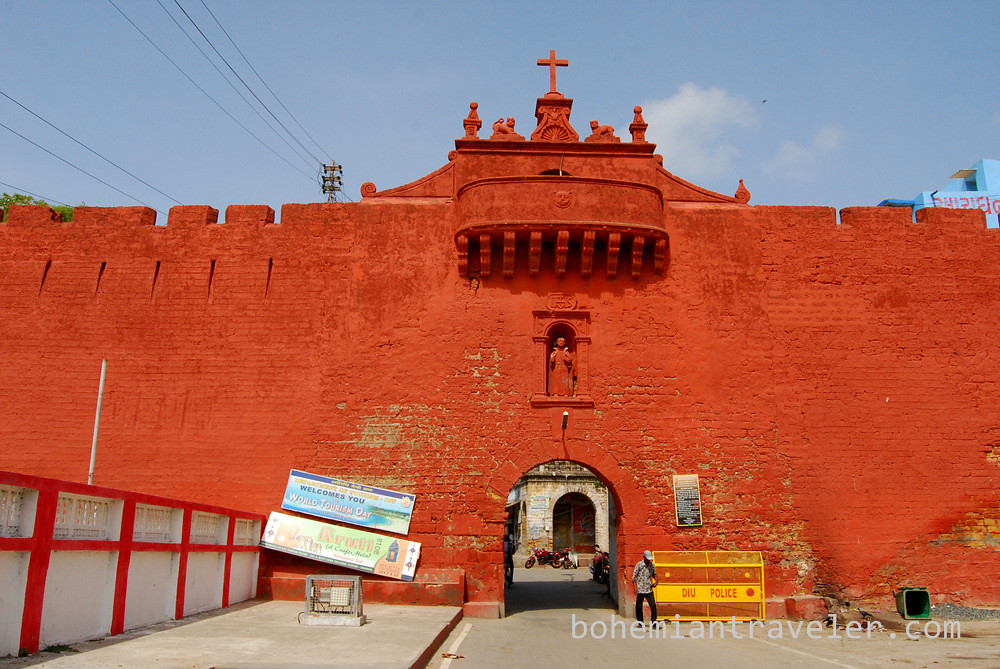 Main Archway in Zampa Gateway, Daman & Diu