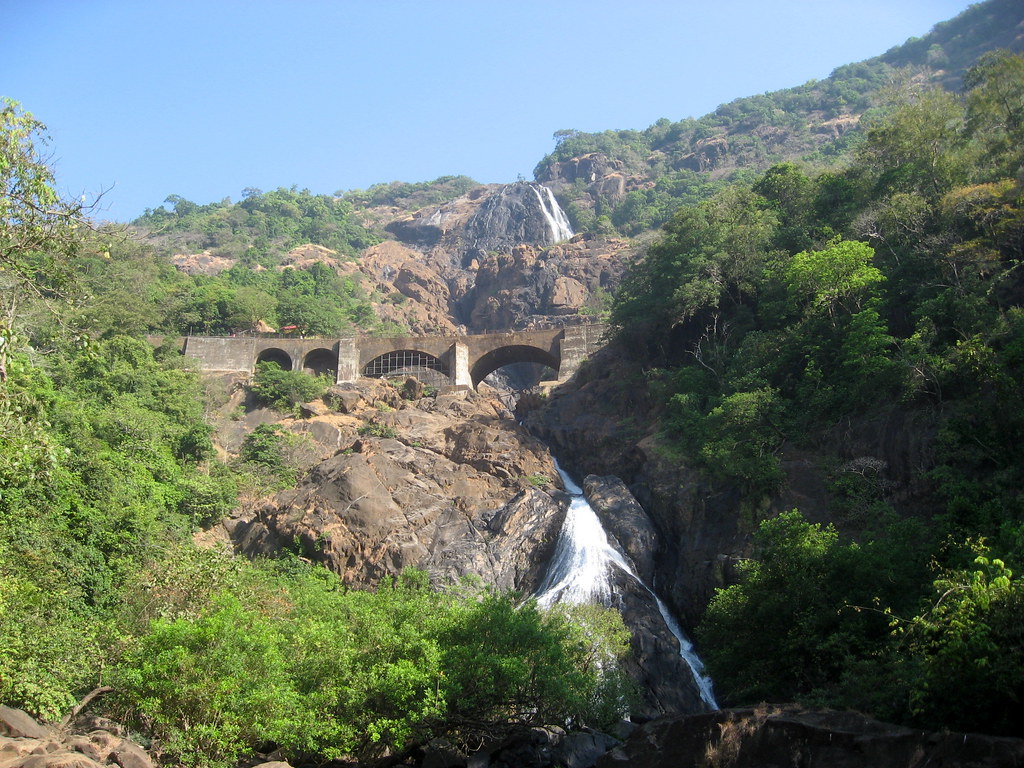 Dudhsagar Falls — popular tourist destination in Goa