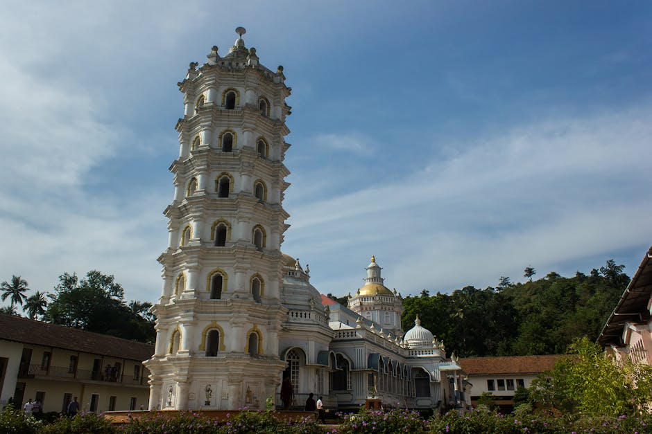 Scenic view of Kalika Temple Goa, Goa
