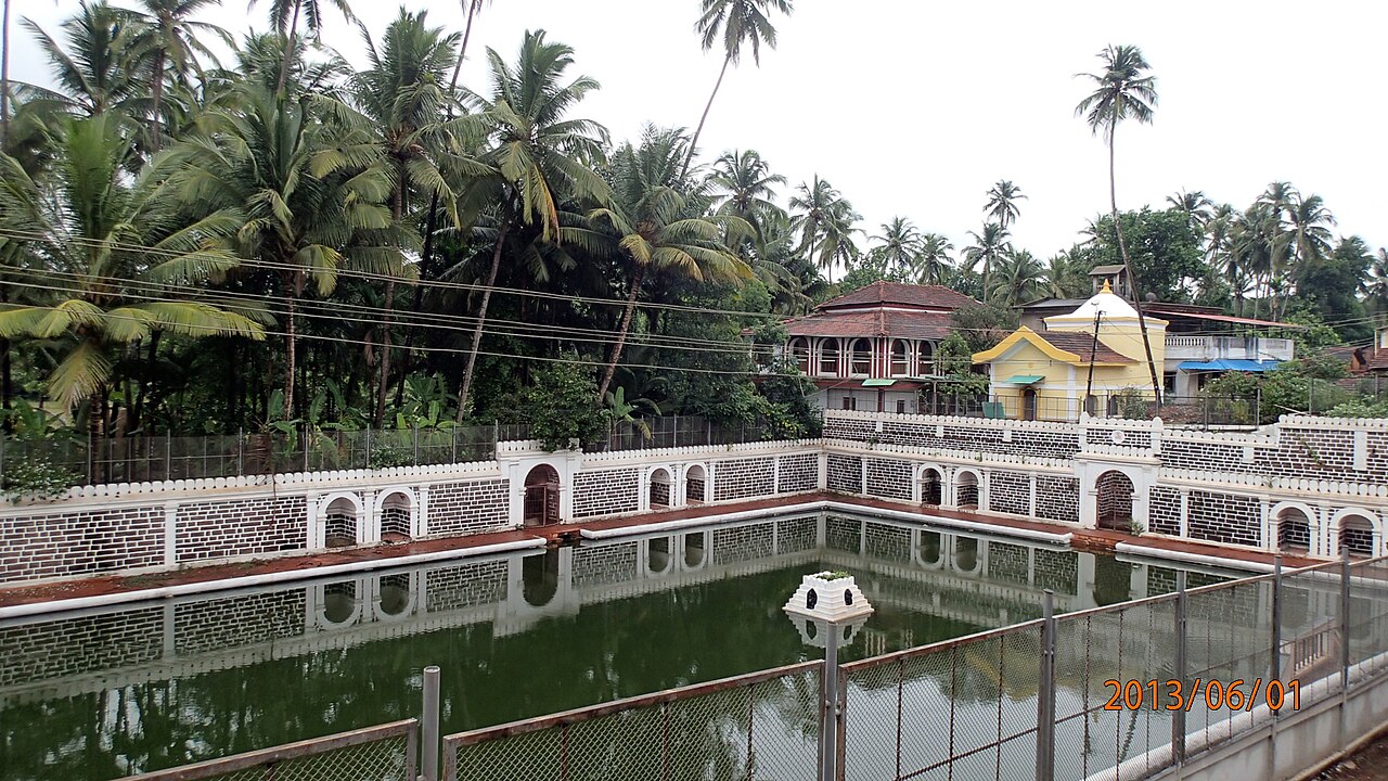 Scenic view of Mangeshi Temple, Goa