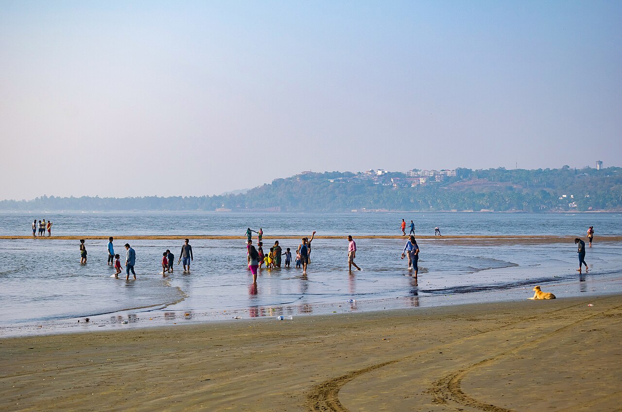 Miramar Beach — popular tourist destination in Goa