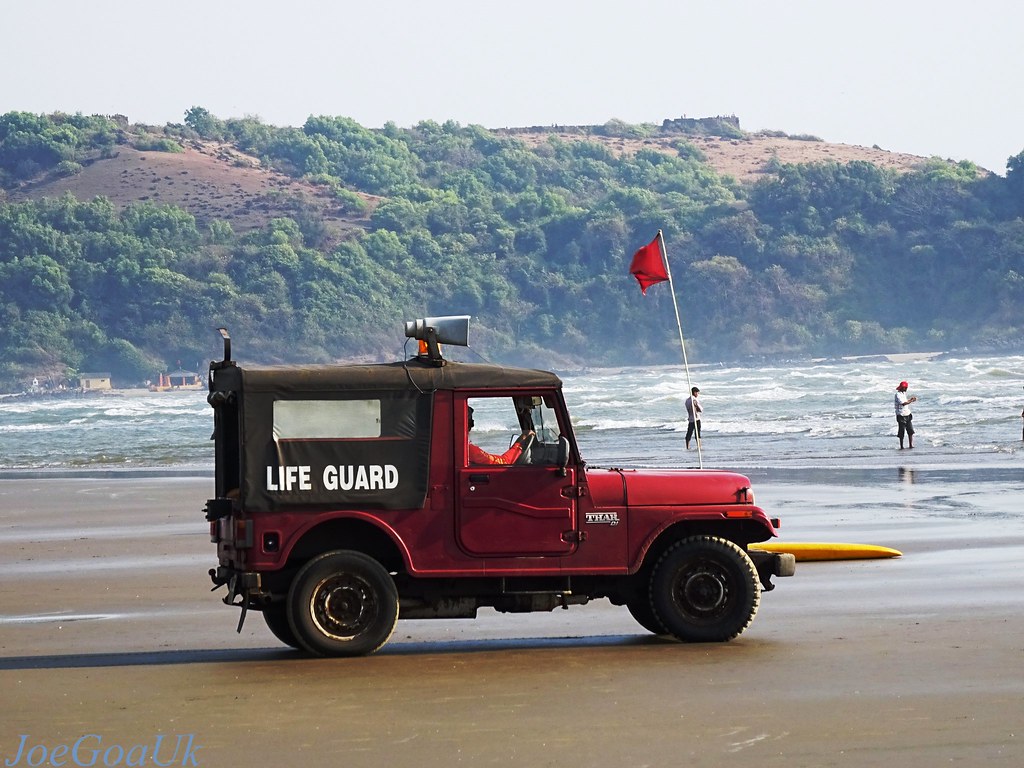 Scenic view of Morjim Beach, Goa