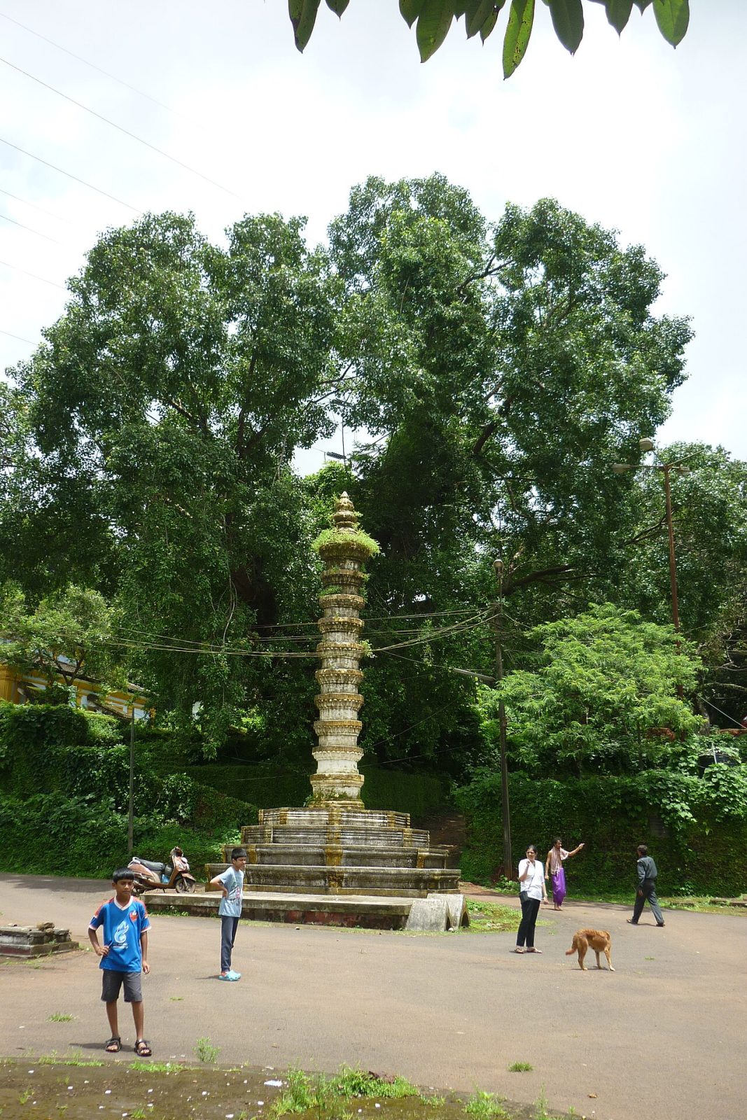 Scenic view of Navadurga Temple, Goa