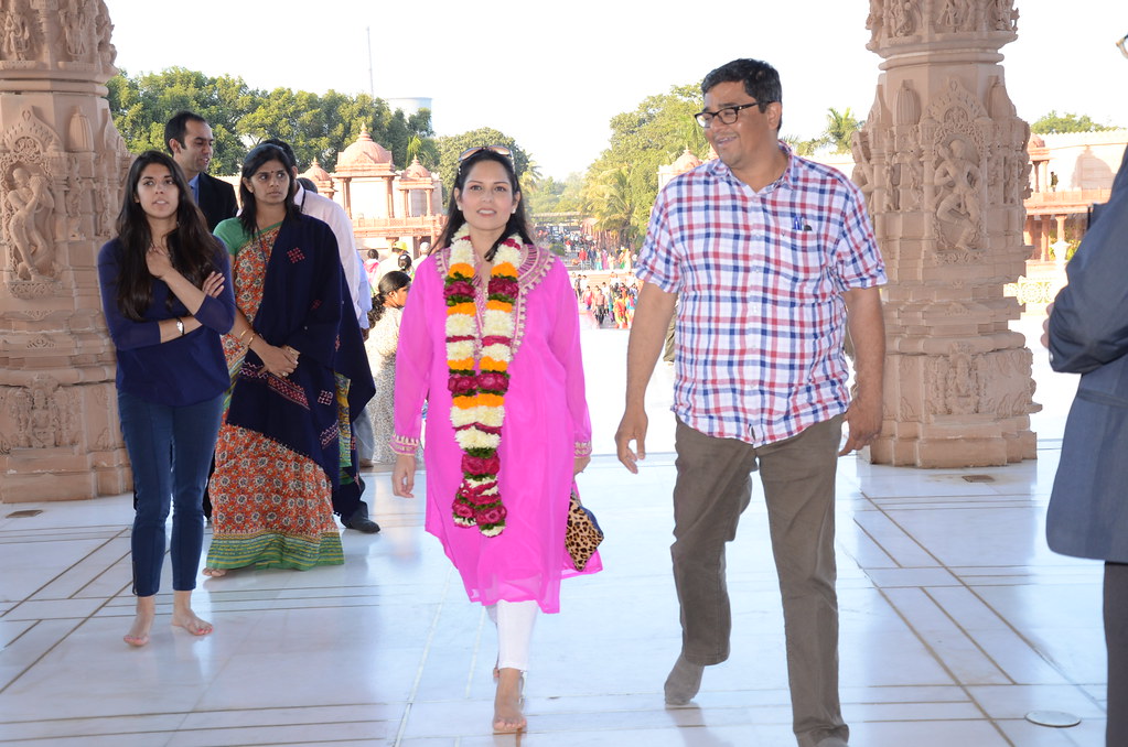 Scenic view of Akshardham Gandhinagar, Gujarat