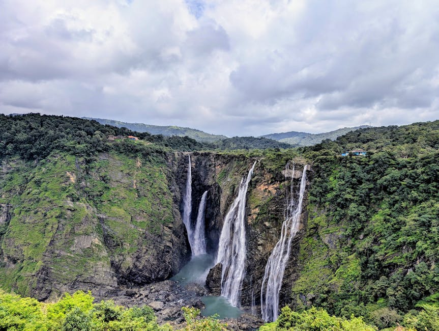 Jog Falls Main Viewpoint in Jog Falls, Karnataka