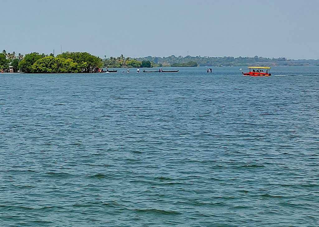 Munroe Island in Ashtamudi Lake
