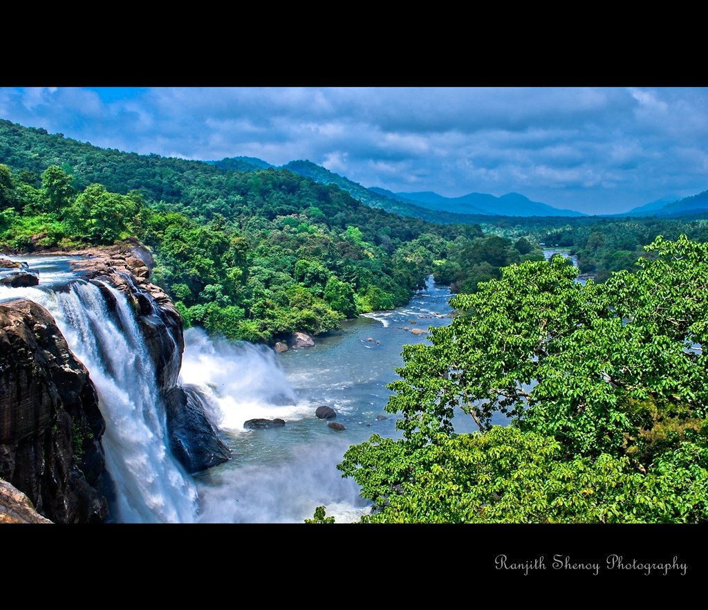Vazhachal Falls in Athirappilly Waterfalls