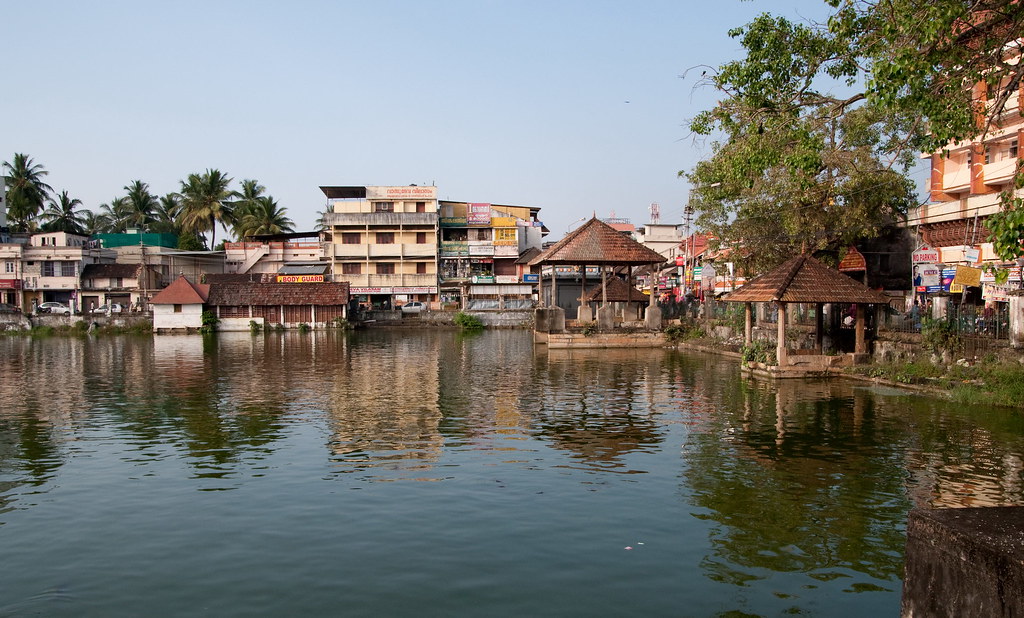 Scenic view of Padmanabhaswamy Temple, Kerala