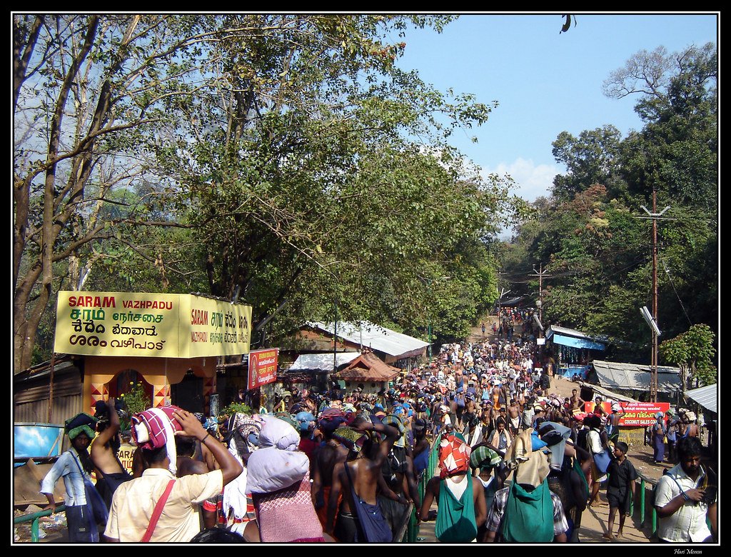 Pamba River in Sabarimala
