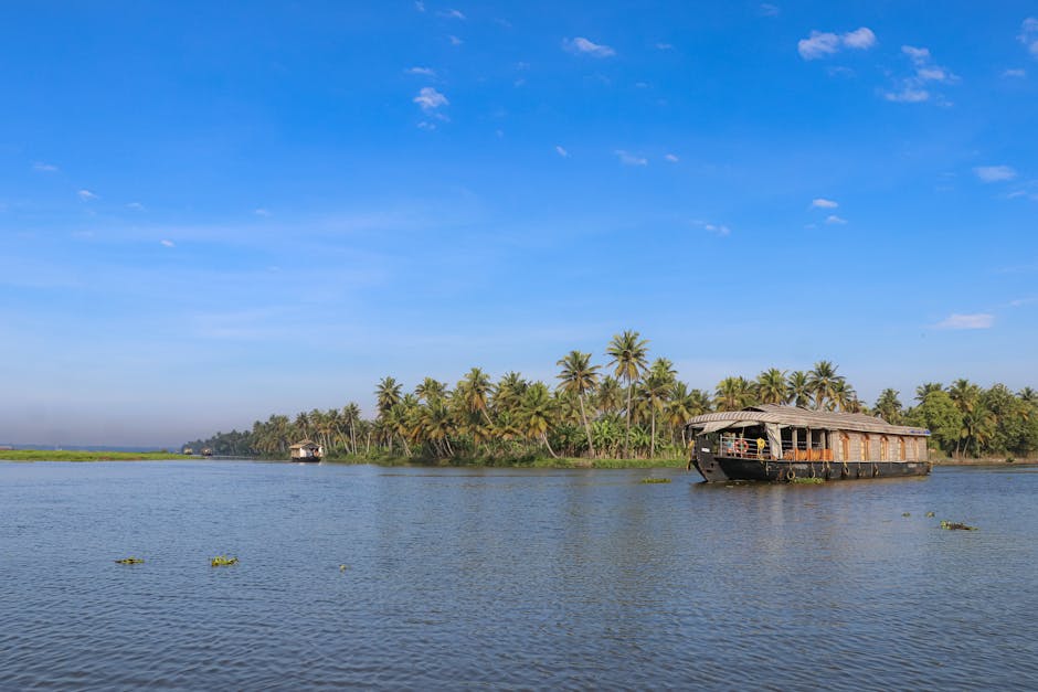 Periyar Lake in Thekkady, Kerala