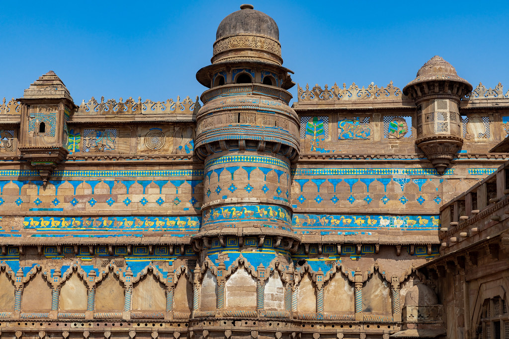 Man Singh Palace in Gwalior Fort, Madhya Pradesh