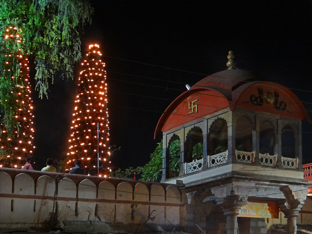 Harsiddhi Main Shrine in Harsiddhi Temple, Madhya Pradesh