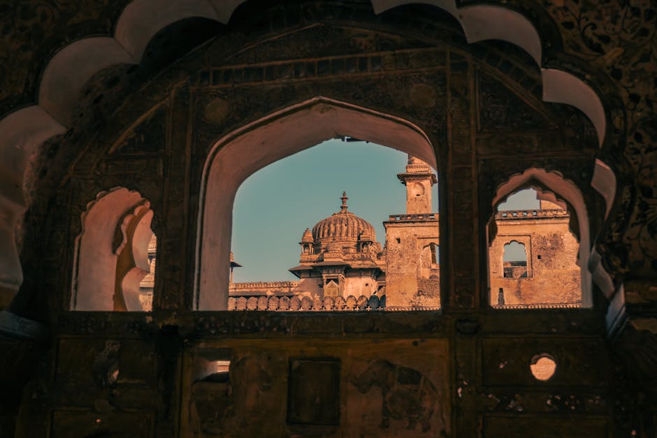 Scenic view of Orchha, Madhya Pradesh