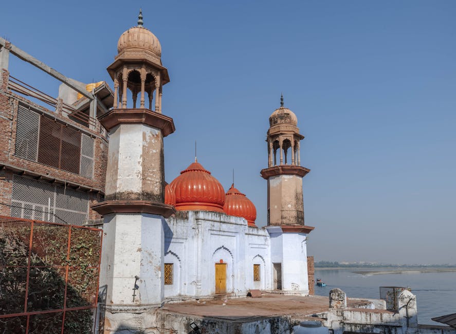 Scenic view of Pitambara Peeth, Madhya Pradesh