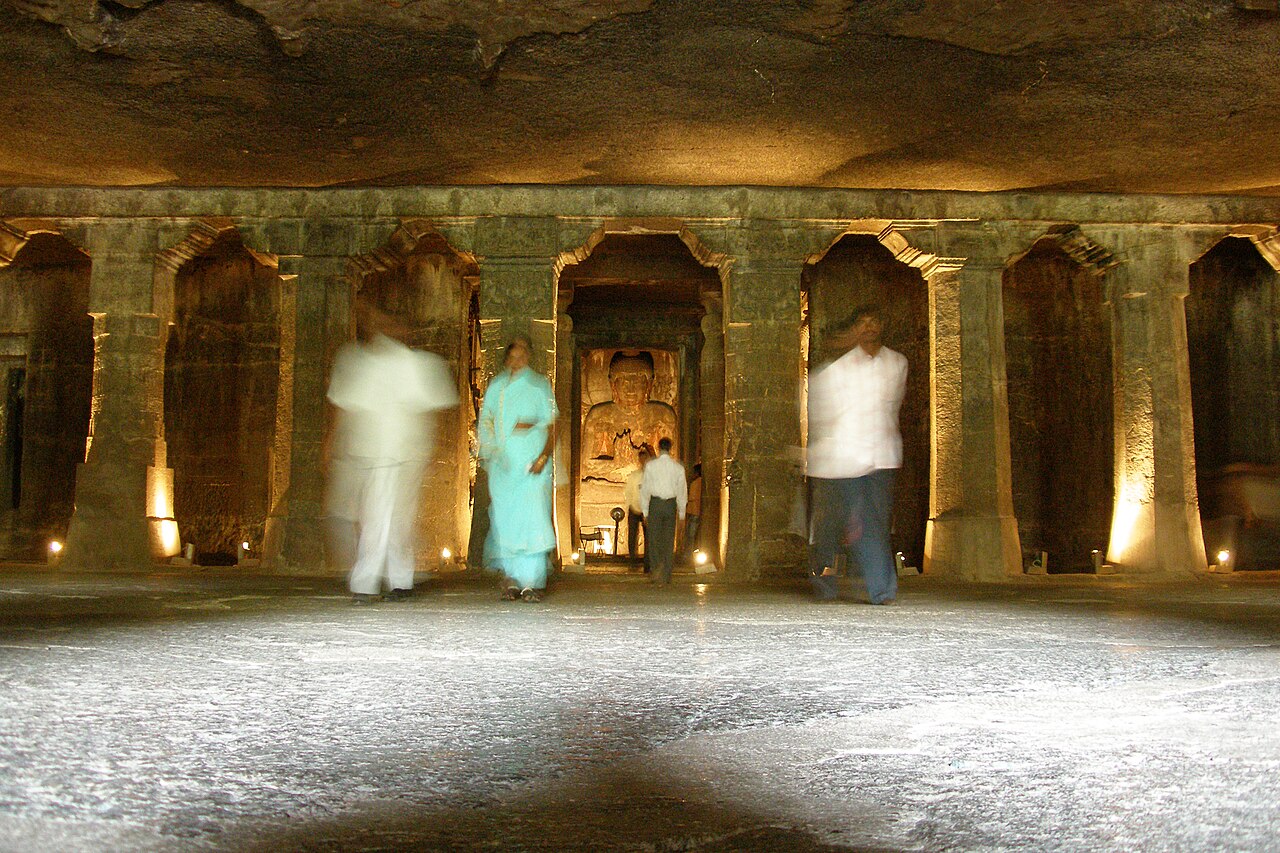 Ajanta Caves — popular tourist destination in Maharashtra