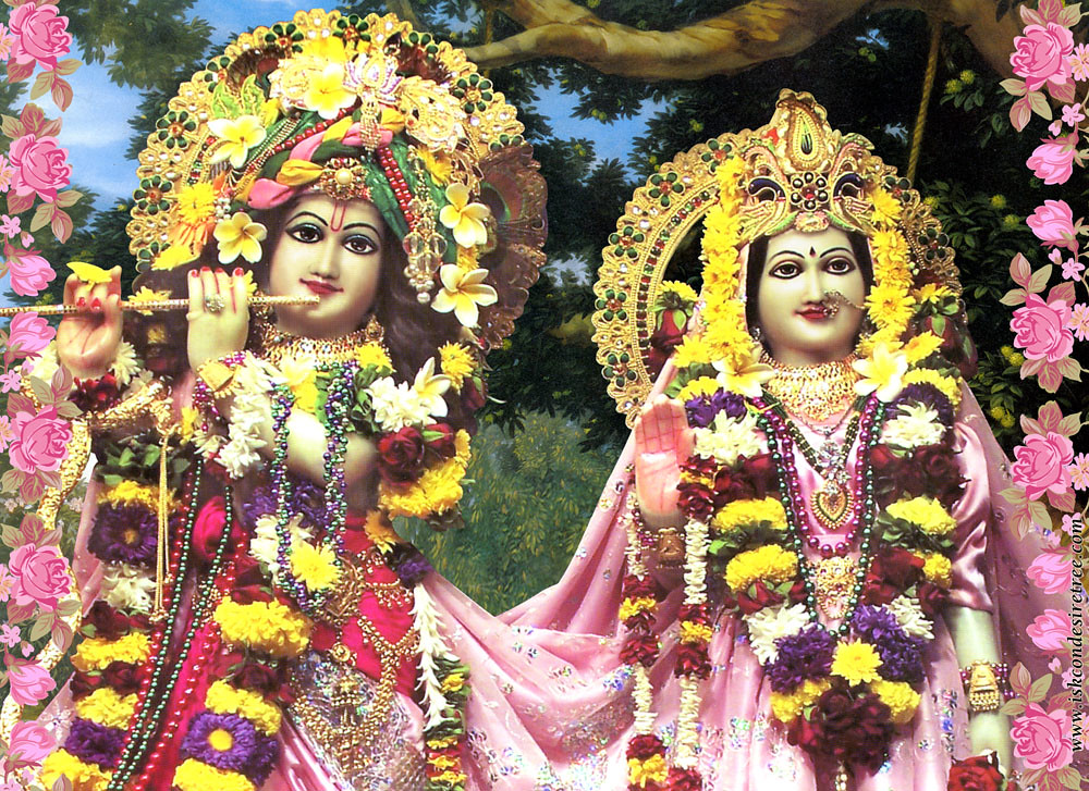 Main Temple Hall in ISKCON Pune, Maharashtra