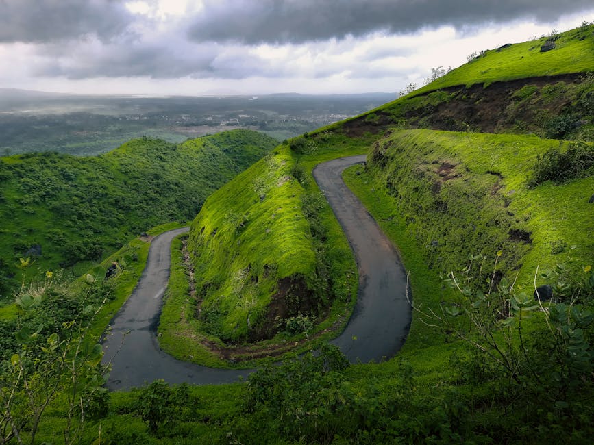 Scenic view of Panchgani, Maharashtra