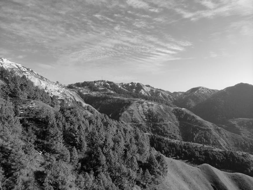 Scenic view of Shani Shingnapur, Maharashtra