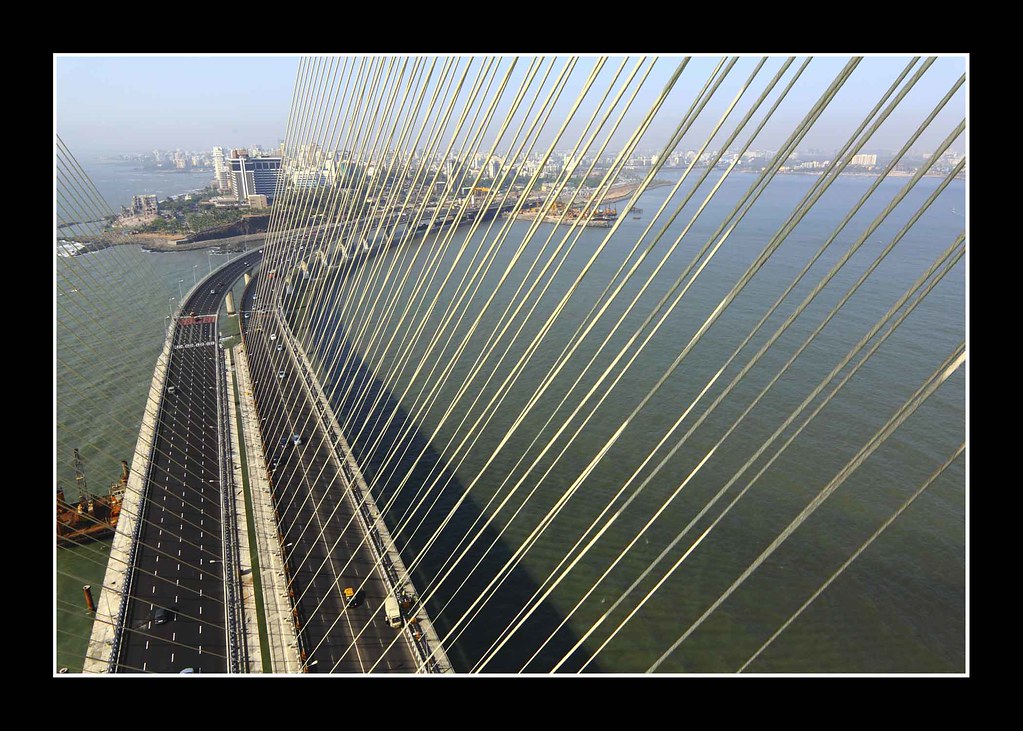 Sea Link Drive in Bandra-Worli Sea Link, Mumbai