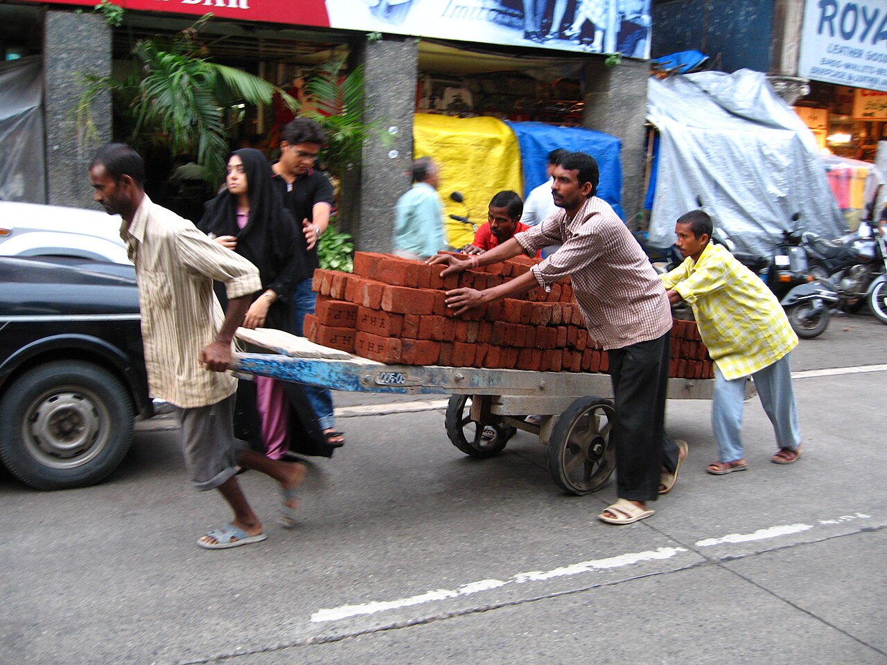 Colaba Causeway — popular tourist destination in Mumbai