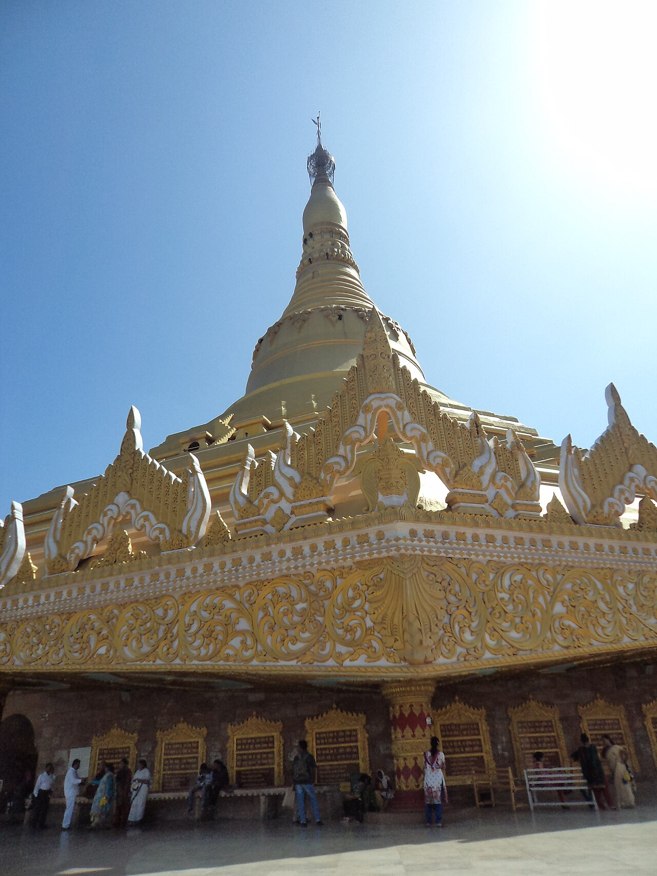 Main Meditation Dome in Global Vipassana Pagoda, Mumbai
