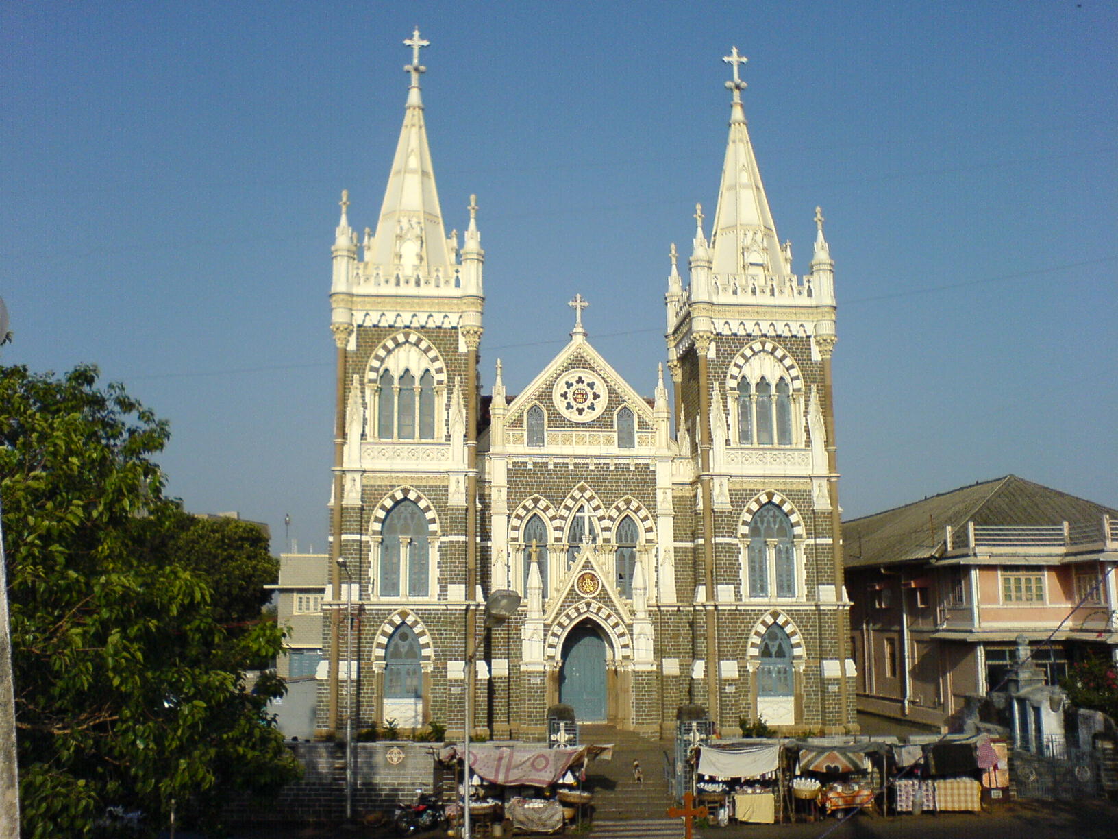 Scenic view of Mount Mary Church, Mumbai