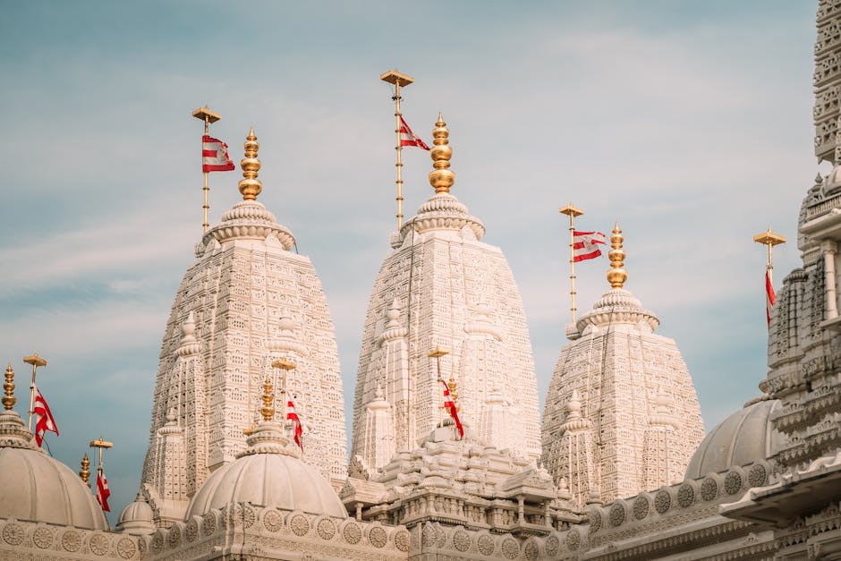 Scenic view of Swaminarayan Temple Dadar, Mumbai
