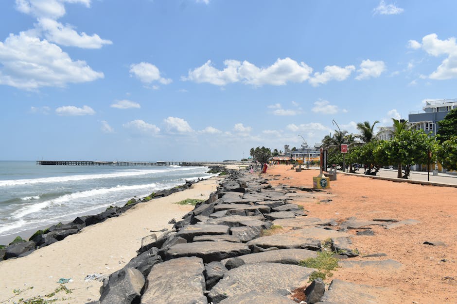 Paradise Beach — popular tourist destination in Puducherry