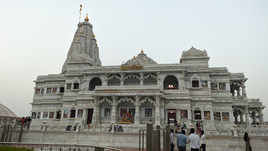 Scenic view of ISKCON Jaipur, Rajasthan
