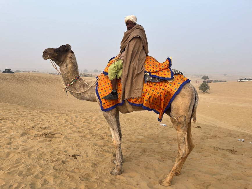 Sam Sand Dunes — Mumbai to Jaisalmer trip