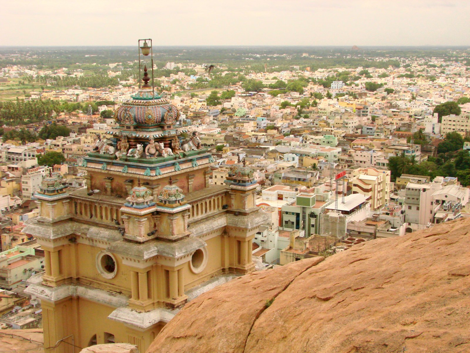 Rockfort Temple in Tiruchirappalli (Trichy), Tamil Nadu