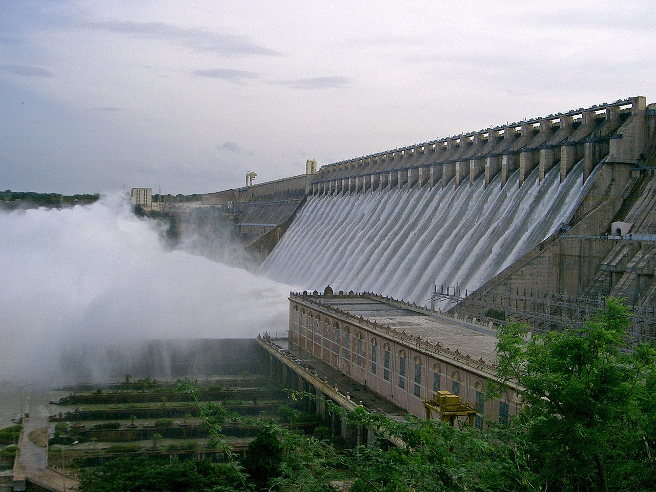 Nagarjunasagar Dam in Nagarjunasagar, Telangana