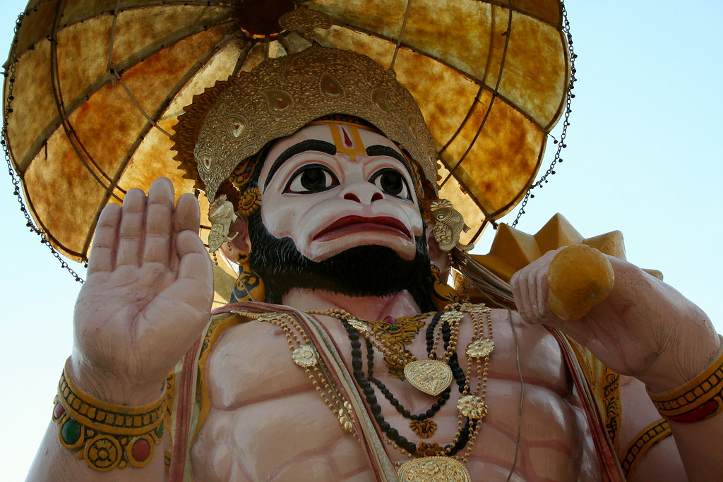 Main Sanctum in Hanuman Garhi, Uttar Pradesh