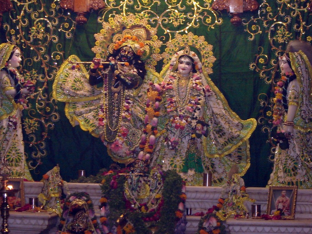 Krishna Balaram Altar in ISKCON Vrindavan, Uttar Pradesh