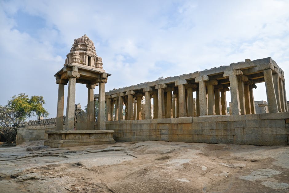 Carved Pillars in Kalyaneshwar Temple