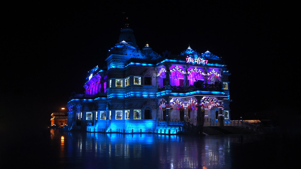 Main Temple in Prem Mandir, Uttar Pradesh