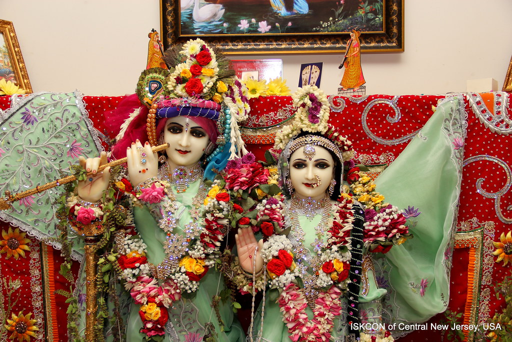 Temple Courtyard in Radha Raman Temple